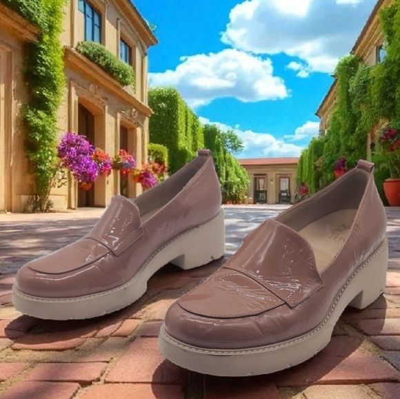 Naturalizer Shoes - Women's Naturalizer Darry Sz 10 Pink Leather Stylish Loafers